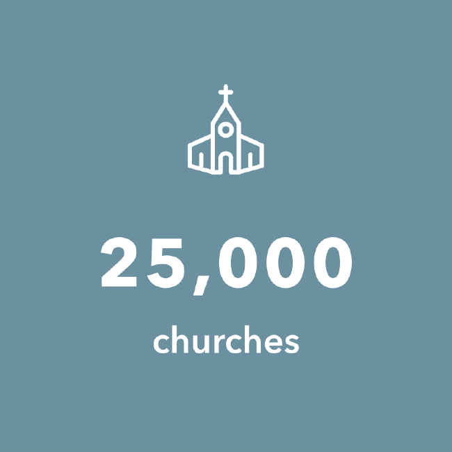 25,000 Churches